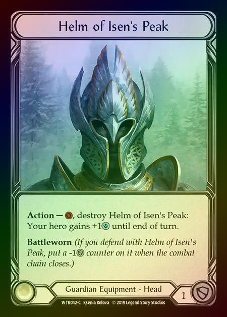 《特価品NM》【CF】[Guardian] Helm of Isen's Peak [1st-WTR042-C] Cold Foil