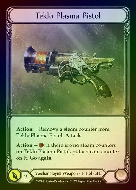 《特価品NM》【CF】[Mechanologist] Teklo Plasma Pistol [LGS009] (Promo) Cold Foill