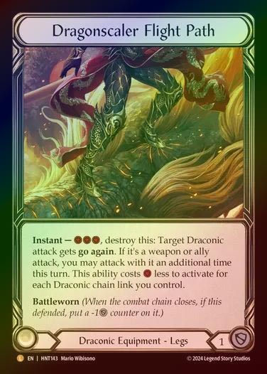 《特価品EX》【RF】【EN】[Draconic] 竜鱗の飛行進路/Dragonscaler Flight Path [HNT143-L]