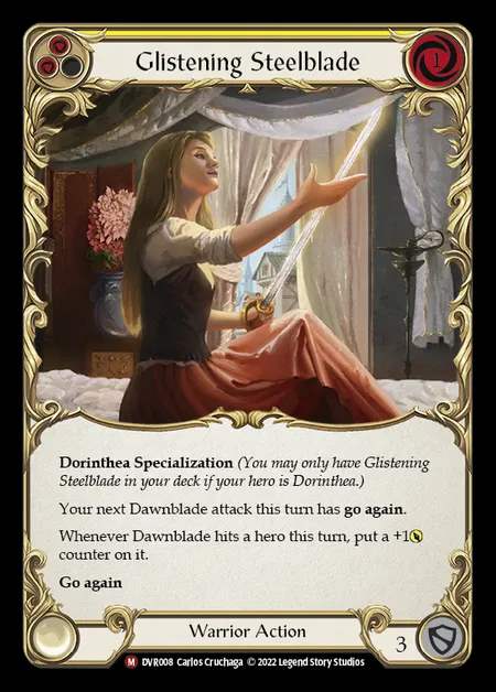 《特価品EX》[Warrior] Glistening Steelblade [DVR008-M]