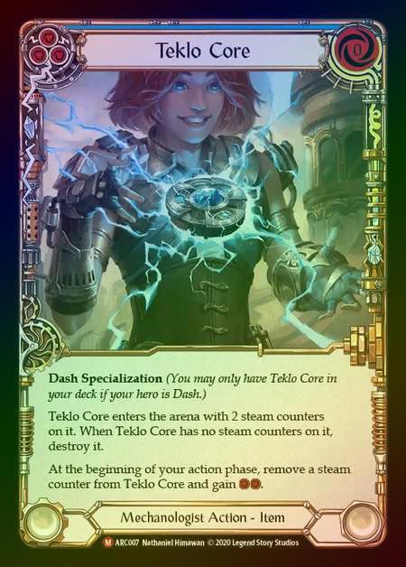 《特価品EX》【RF】[Mechanologist] Teklo Core [UL-ARC007-M] Rainbow Foil