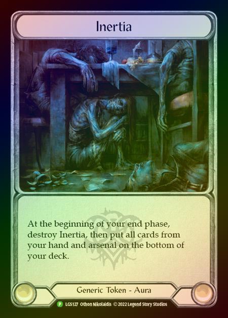 《特価品EX》【CF】[Generic] Inertia // Ponder [LGS127,LGS128] (Promo) Cold Foil