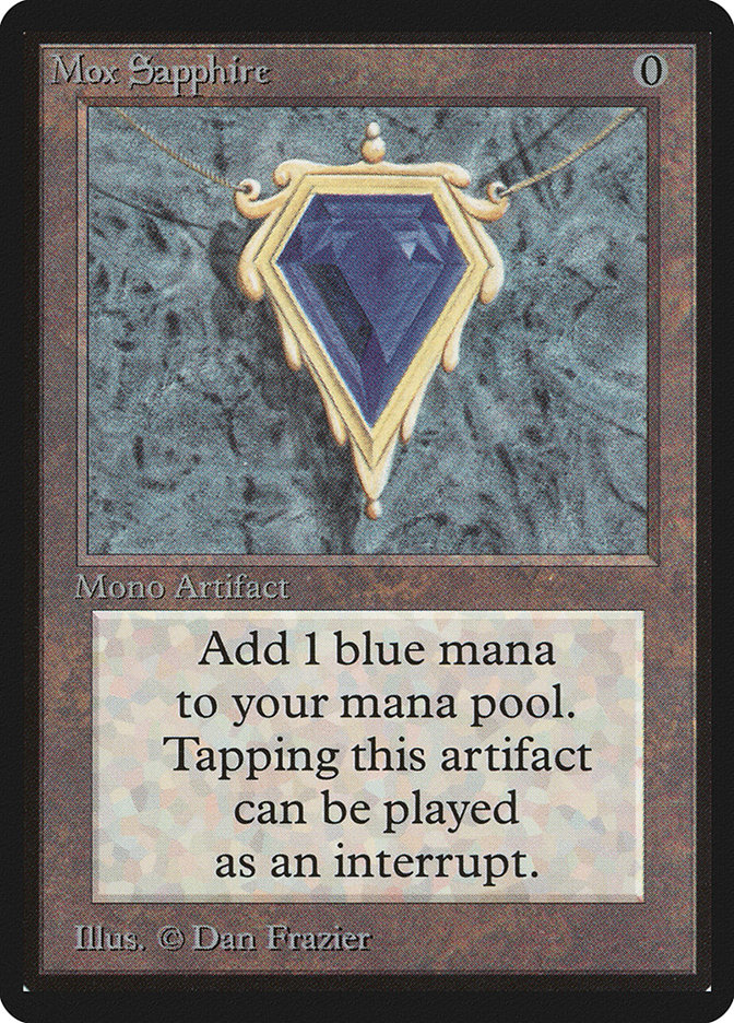 《状態HP+INK》【EN】Mox Sapphire[LEB]