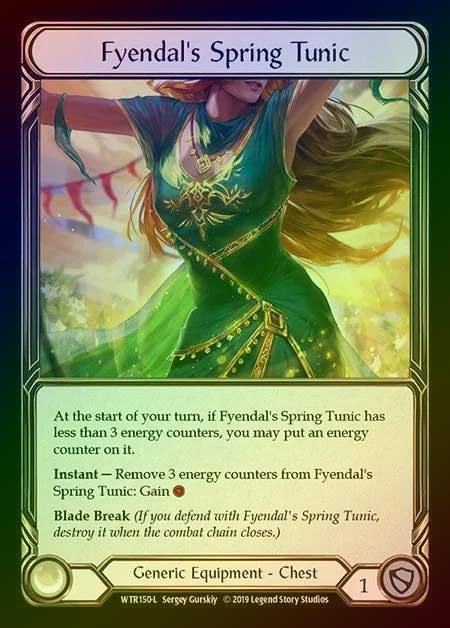 《特価品NM》【CF】[Generic] Fyendal's Spring Tunic [1st-WTR150-L] Cold Foil