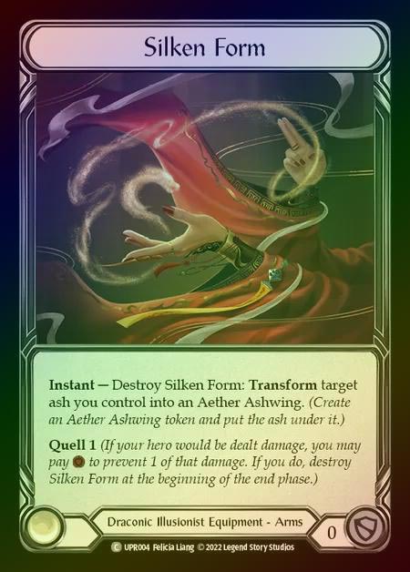 【GF】[Draconic Illusionist] Silken Form [FAB151] Gold Foil《クーポン使用不可》