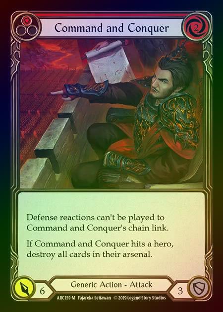《特価品：SP~MP》【RF】[Generic] Command and Conquer [1st-ARC159-M] Rainbow Foil