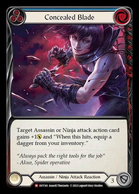 《特価品：SP~MP》[Assassin Ninja] Concealed Blade [OUT143-M]