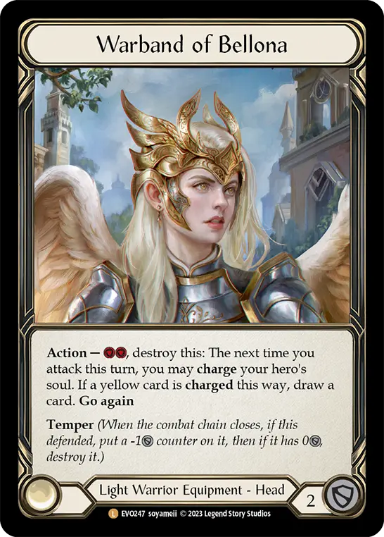 【RF】[Light Warrior] Warband of Bellona [EVO247-L] Rainbow Foil
