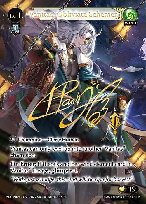 《特価品NM》【クーポン使用不可】【CSR】[Wind] Vanitas, Obliviate Schemer [AL-ALC018-CSR]