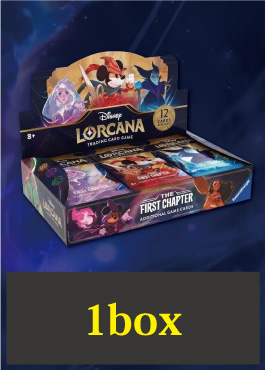 【BOX】Disney Lorcana The First Chapter booster BOX (24P) ※発送方法は「ゆうパック」を選択してください。
