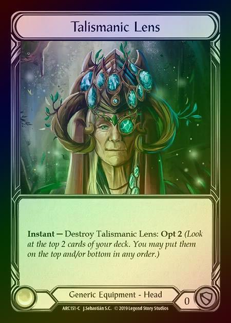 《特価品NM》 【CF】[Generic] Talismanic Lens [1st-ARC151-C] Cold Foil