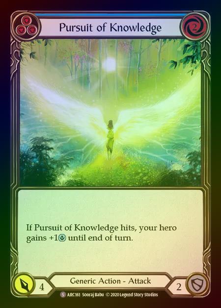 《特価品EX》 【RF】[Generic] Pursuit of Knowledge [UL-ARC161-S] Rainbow Foil