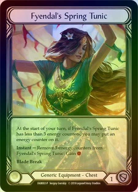 【BLACK FRIDAY】【RF】[Generic] Fyendal's Spring Tunic (Extended Art) [FAB002] (Promo) Rainbow Foil