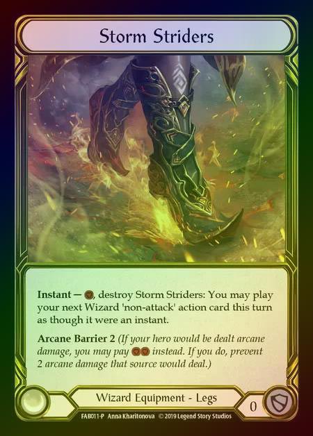 【BLACK FRIDAY】【GF】[Wizard] Storm Striders [FAB011] Gold Foil