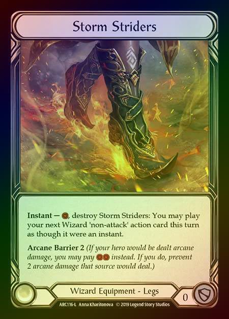 【BLACK FRIDAY】【CF】[Wizard] Storm Striders [1st-ARC116-L] Cold Foil