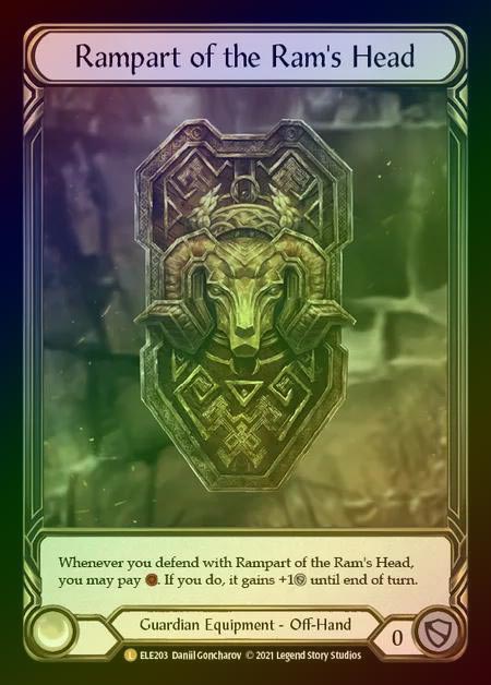 【BLACK FRIDAY】【CF】[Guardian] Rampart of the Ram's Head [1st-ELE203-L] Cold Foil