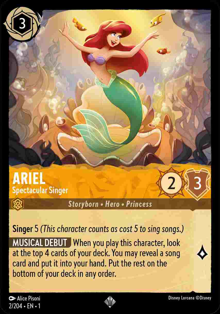 Ariel - Spectacular Singer [1ST-002/204-S]