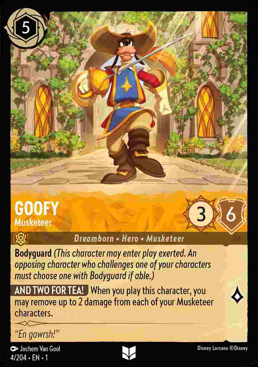 Goofy - Musketeer [1ST-004/204-U]