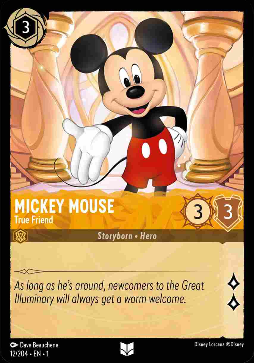Mickey Mouse - True Friend [1ST-012/204-U]