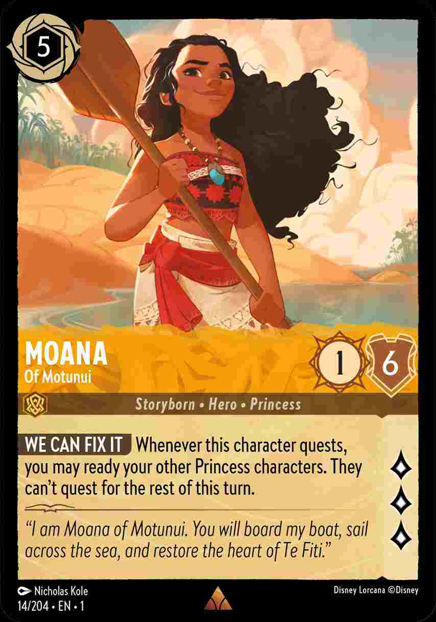 Moana - Of Motunui [1ST-014/204-R]