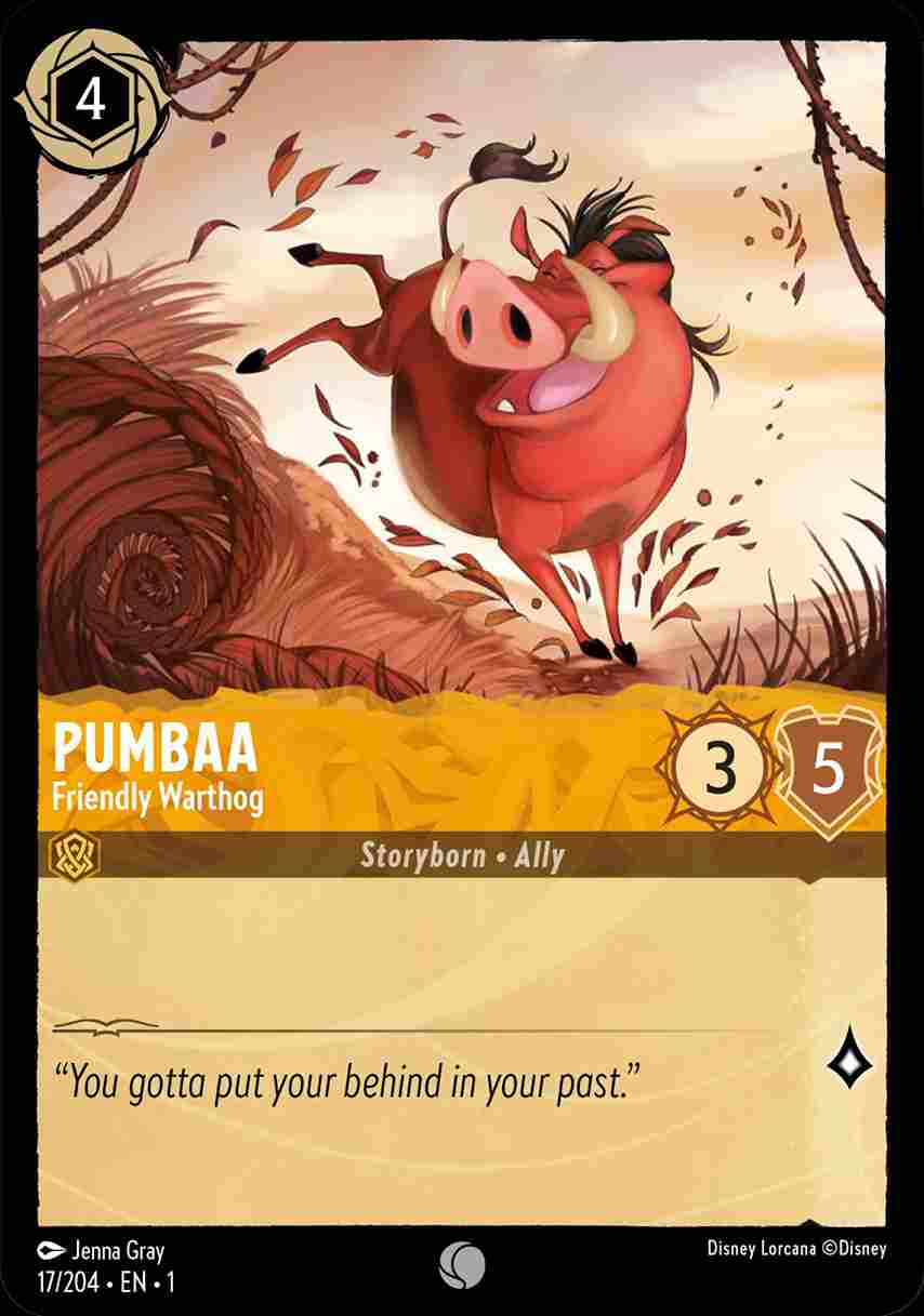 Pumbaa - Friendly Warthog [1ST-017/204-C]