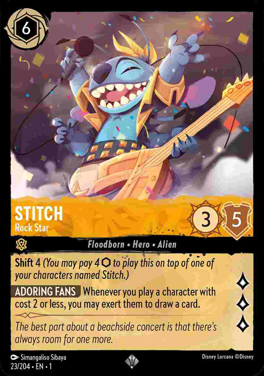 Stitch - Rock Star [1ST-023/204-S]