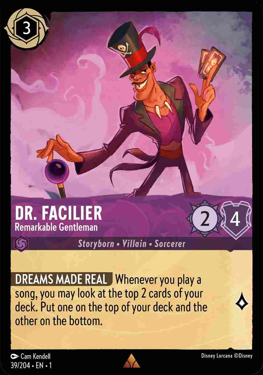 Dr. Facilier - Remarkable Gentleman [1ST-039/204-R]
