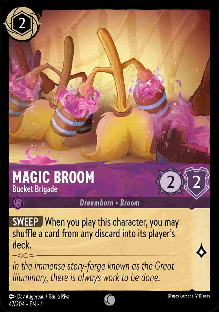 Magic Broom - Bucket Brigade [1ST-047/204-C]