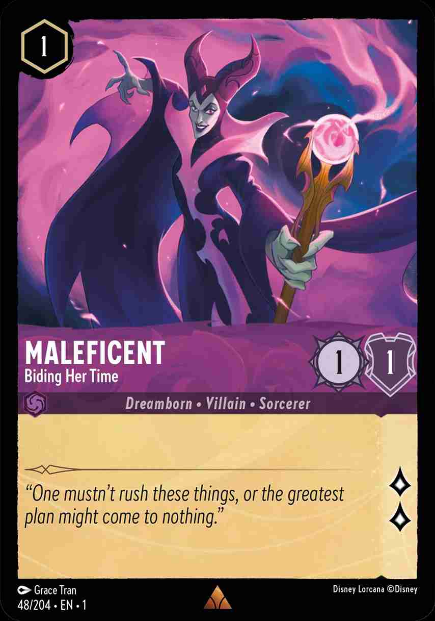 Maleficent - Biding Her Time [1ST-048/204-R]