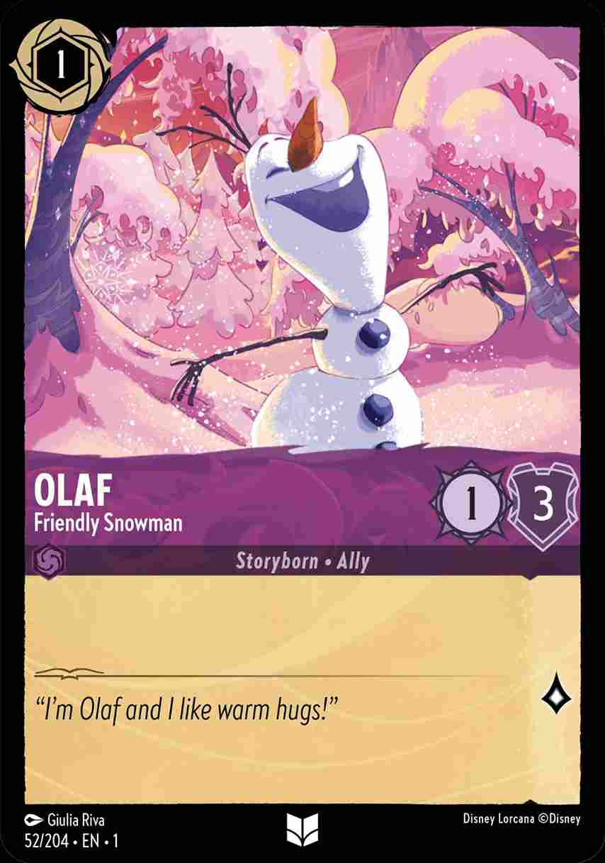 Olaf - Friendly Snowman [1ST-052/204-U]