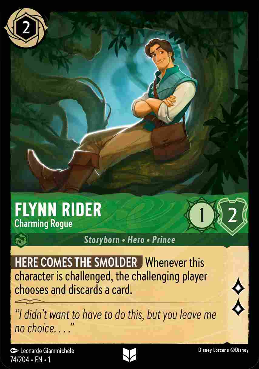 Flynn Rider - Charming Rogue [1ST-074/204-U]