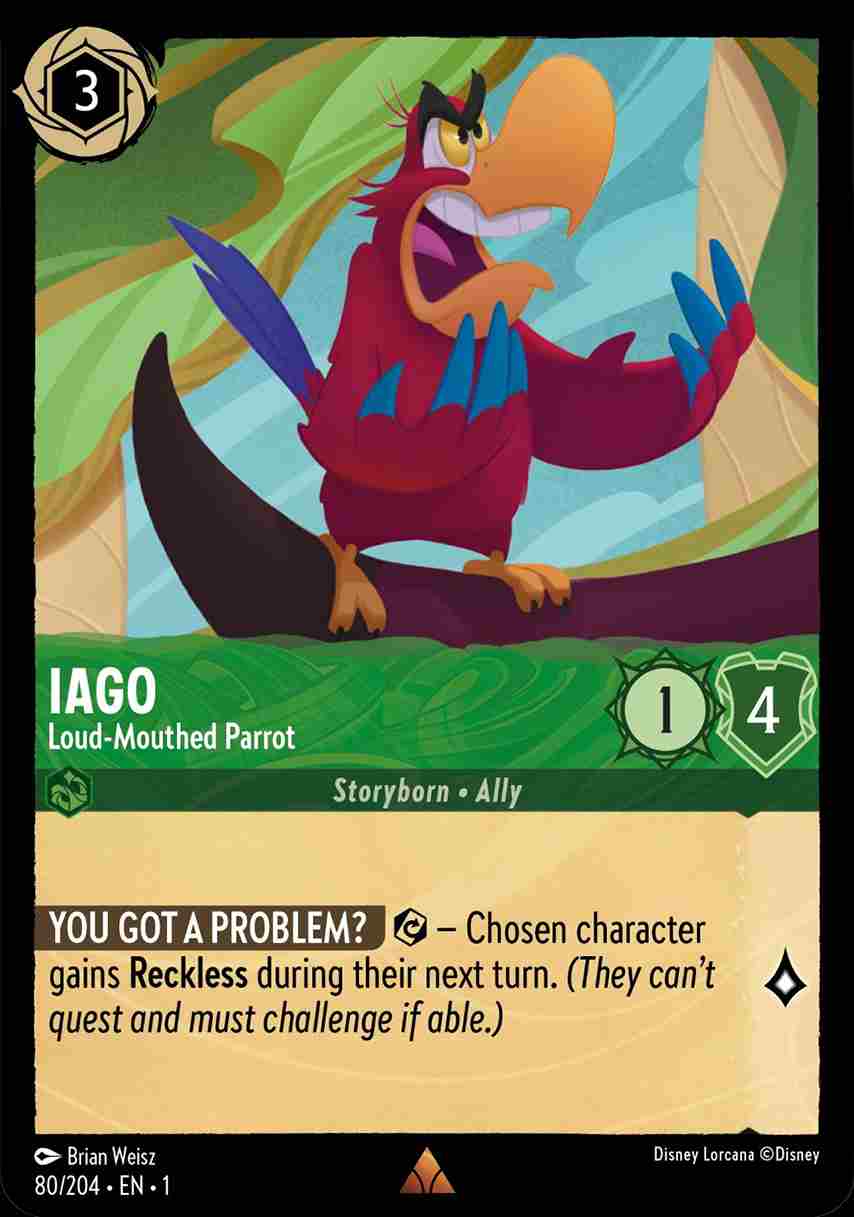 Iago - Loud-Mouthed Parrot [1ST-080/204-R]