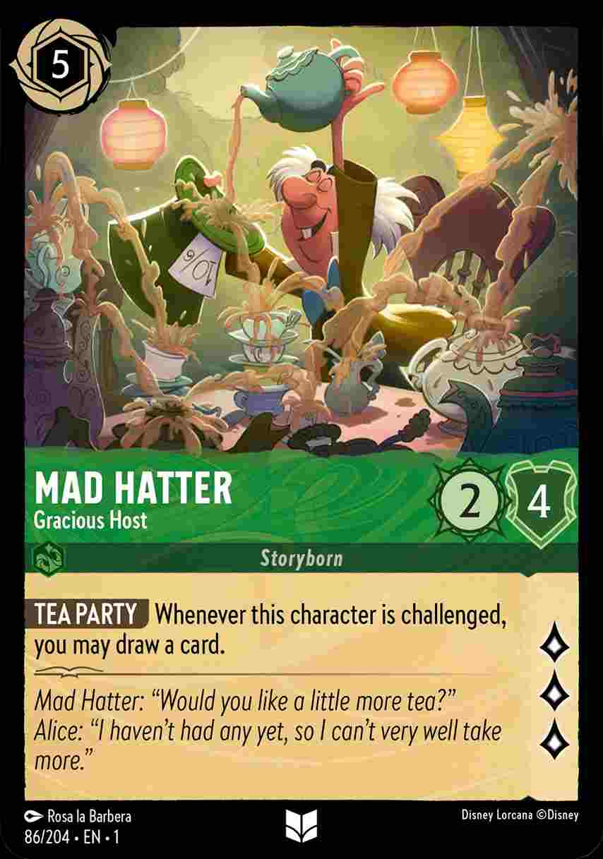 Mad Hatter - Gracious Host [1ST-086/204-U]