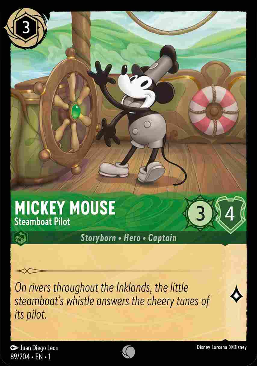 Mickey Mouse - Steamboat Pilot [1ST-089/204-C]