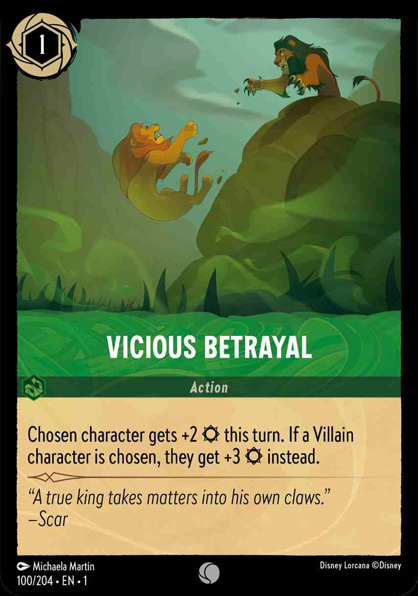 Vicious Betrayal [1ST-100/204-C]