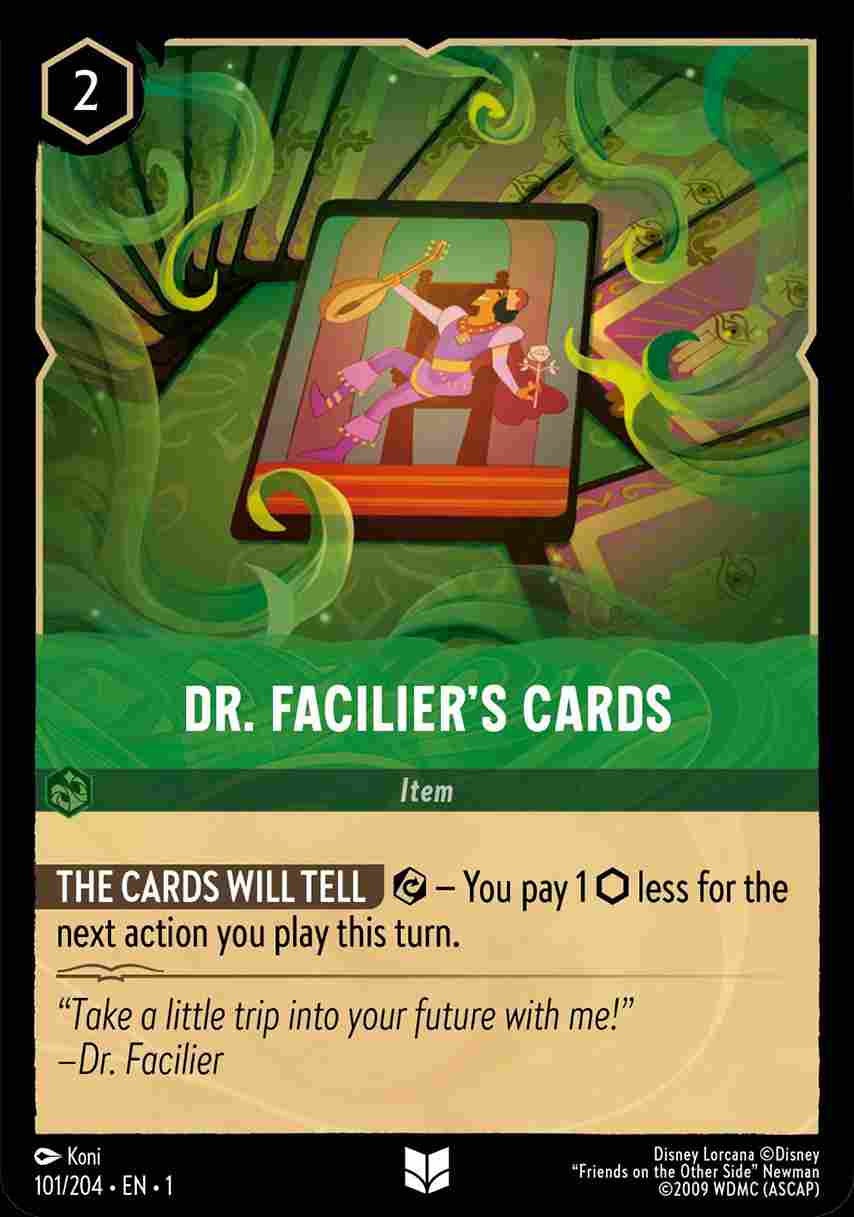 Dr. Facilier’s Cards [1ST-101/204-U]