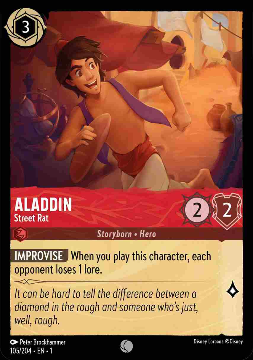 Aladdin - Street Rat [1ST-105/204-C]