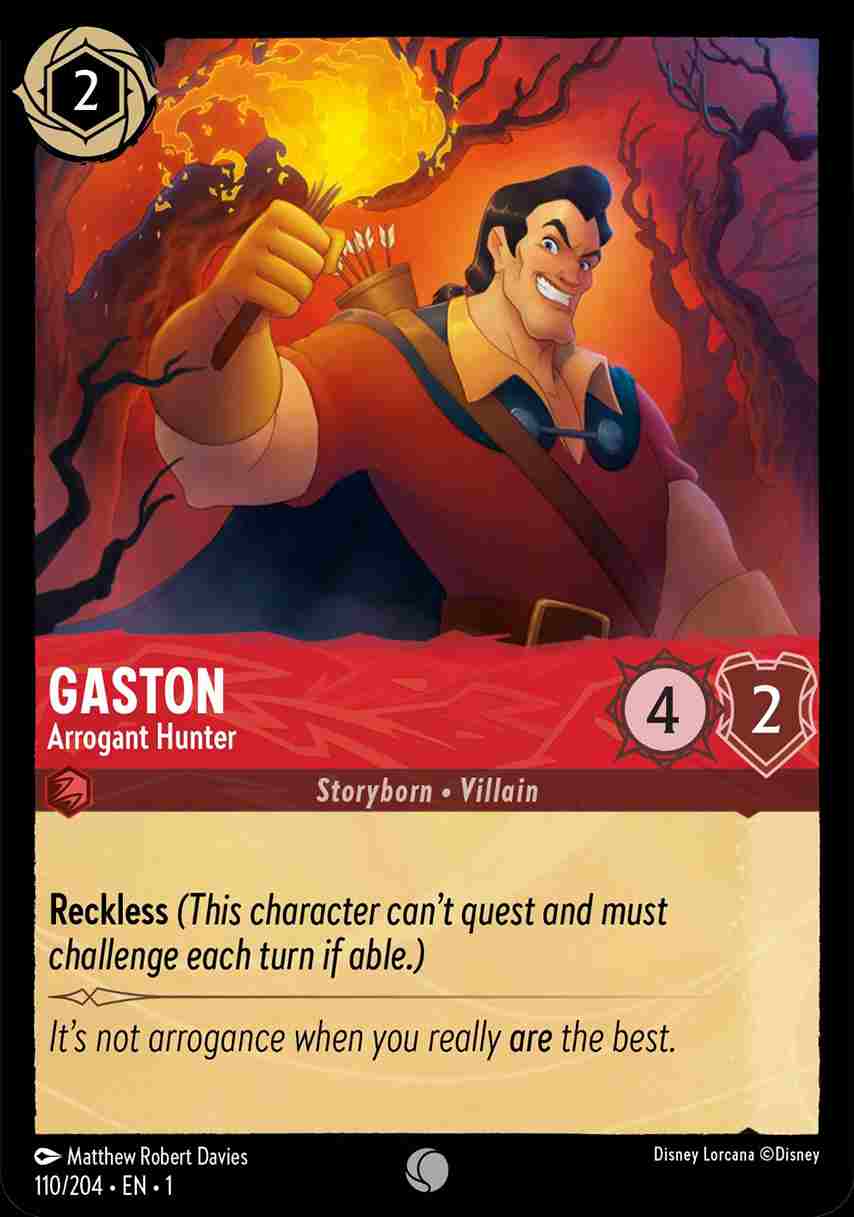 Gaston - Arrogant Hunter [1ST-110/204-C]
