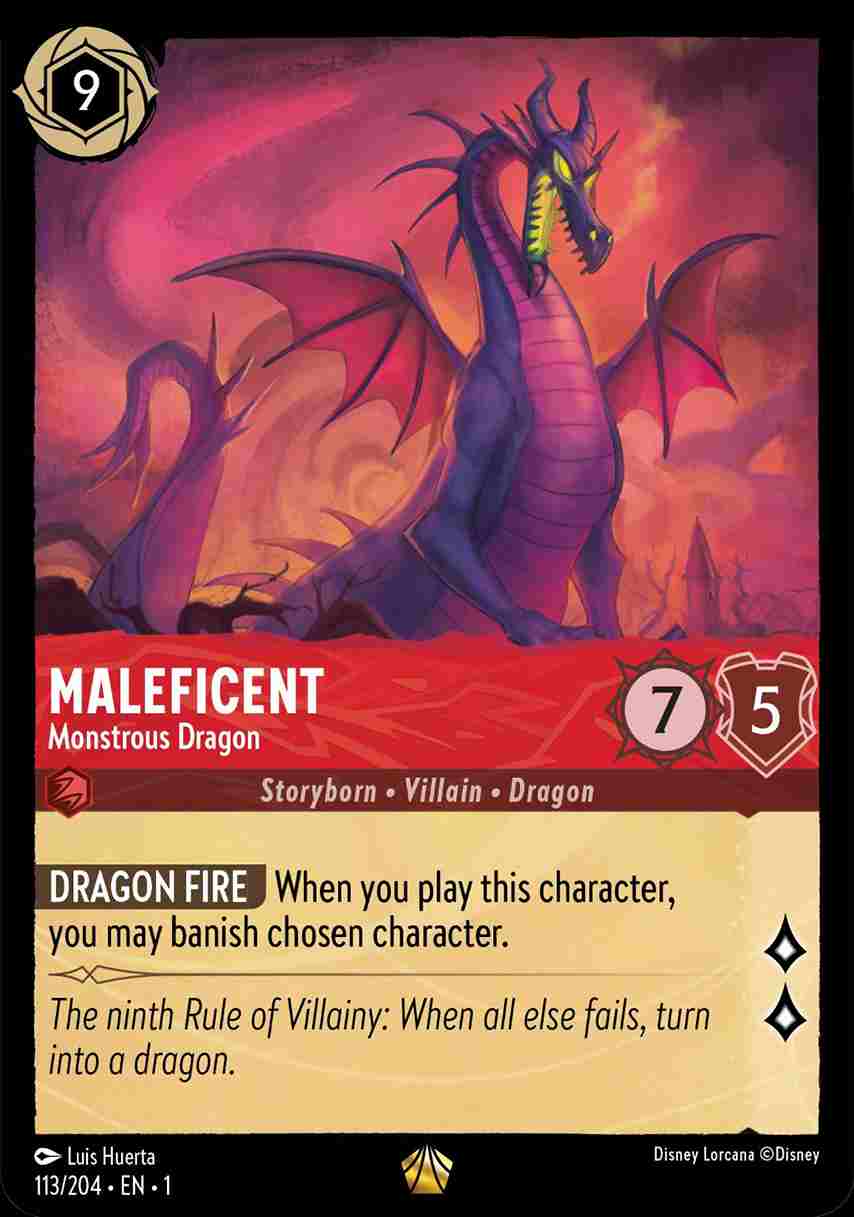 Maleficent - Monstrous Dragon [1ST-113/204-L]