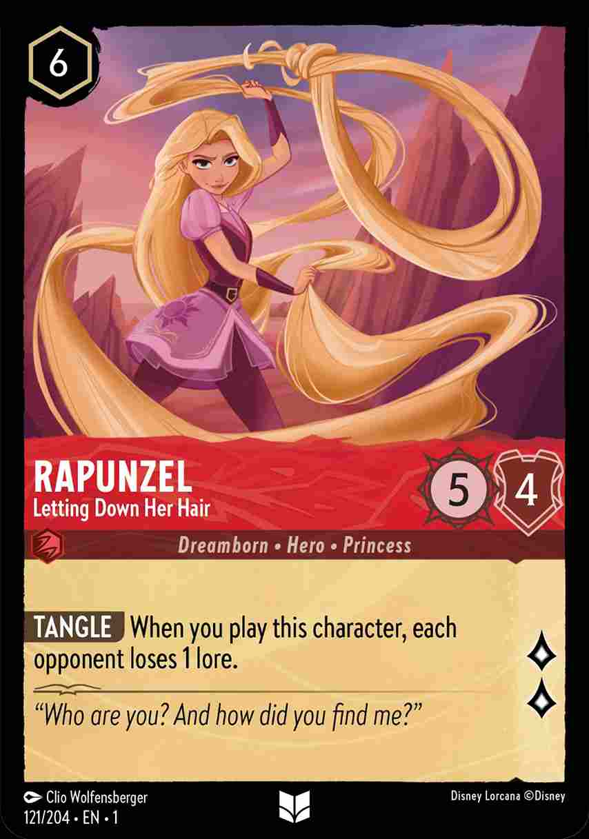 Rapunzel - Letting Down Her Hair [1ST-121/204-U]