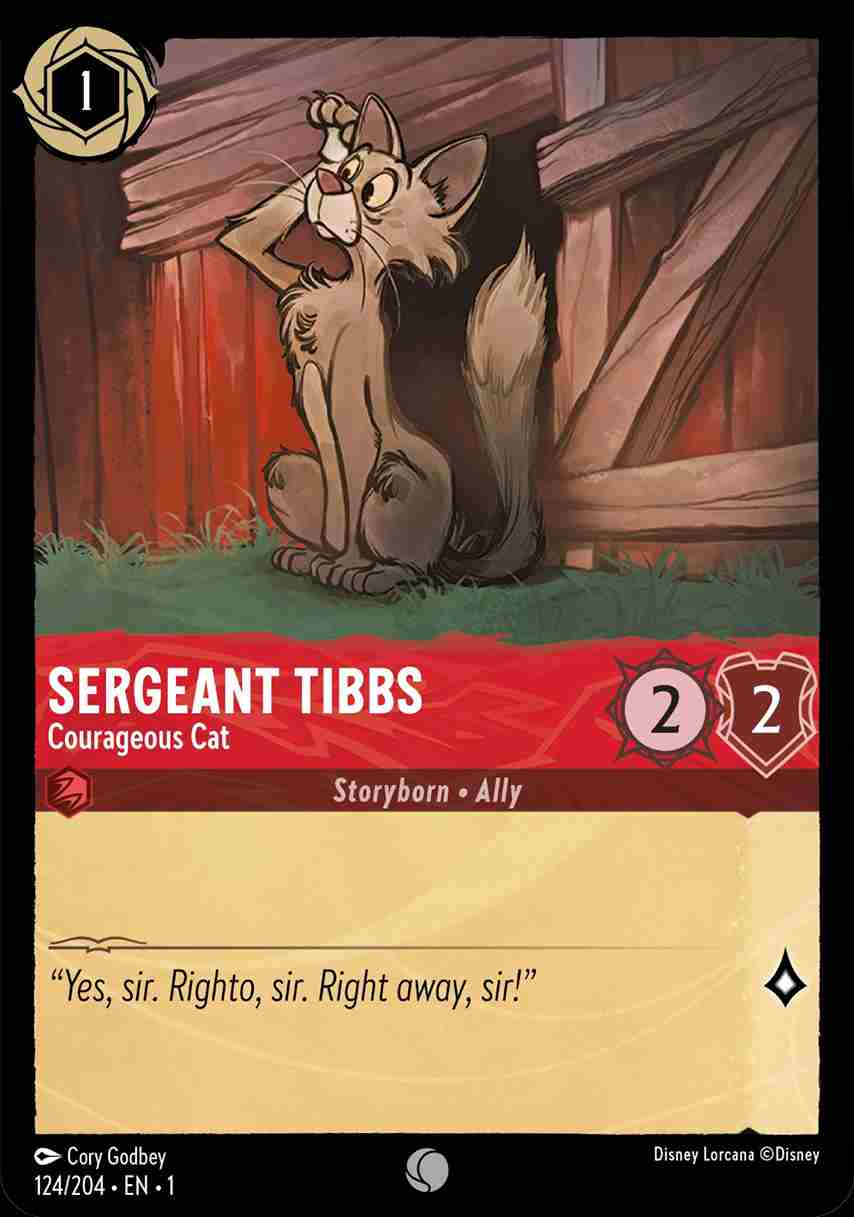 Sergeant Tibbs - Courageous Cat [1ST-124/204-C]