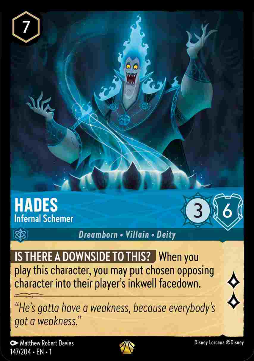 Hades - Infernal Schemer [1ST-147/204-L]