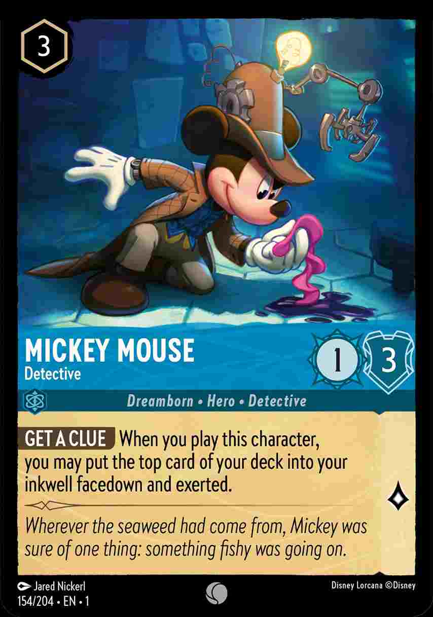 Mickey Mouse - Detective [1ST-154/204-C]