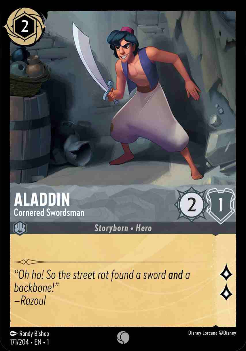 Aladdin - Cornered Swordsman [1ST-171/204-C]