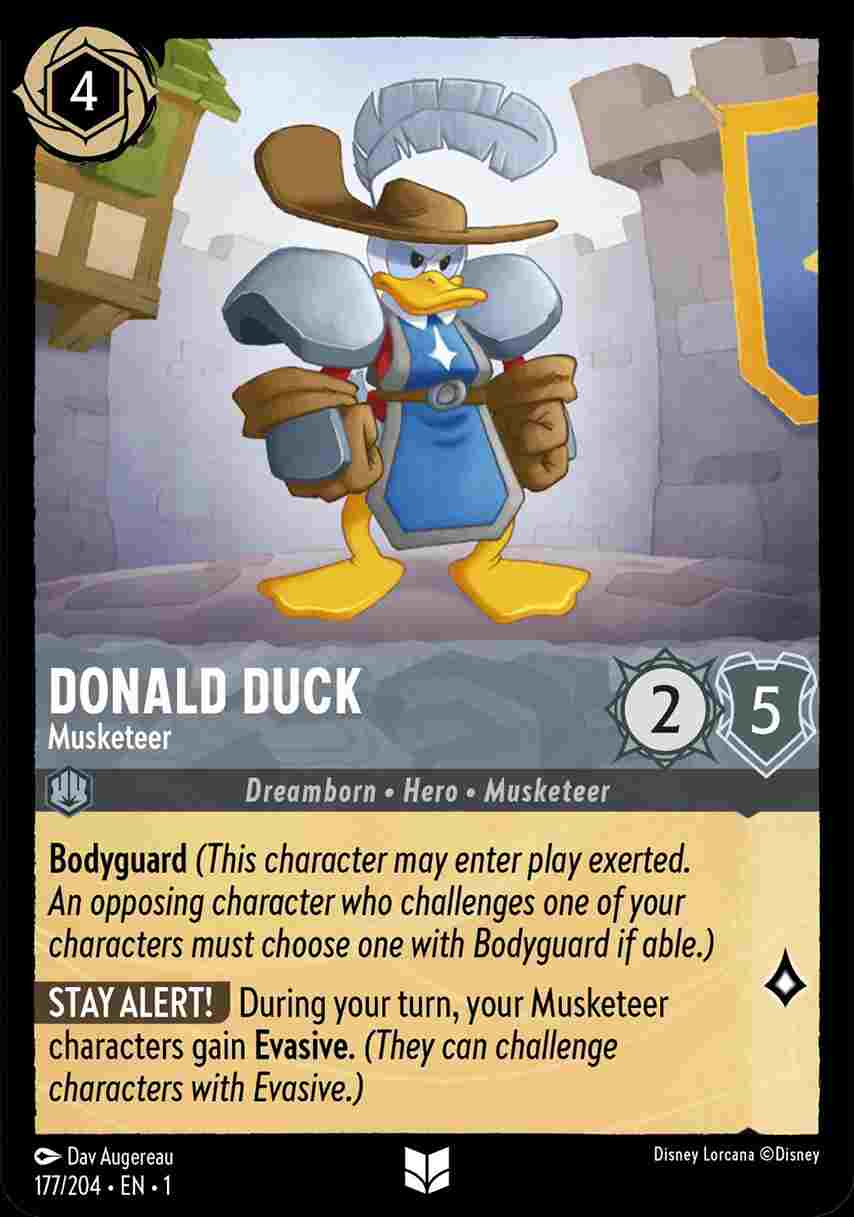 Donald Duck - Musketeer [1ST-177/204-U]