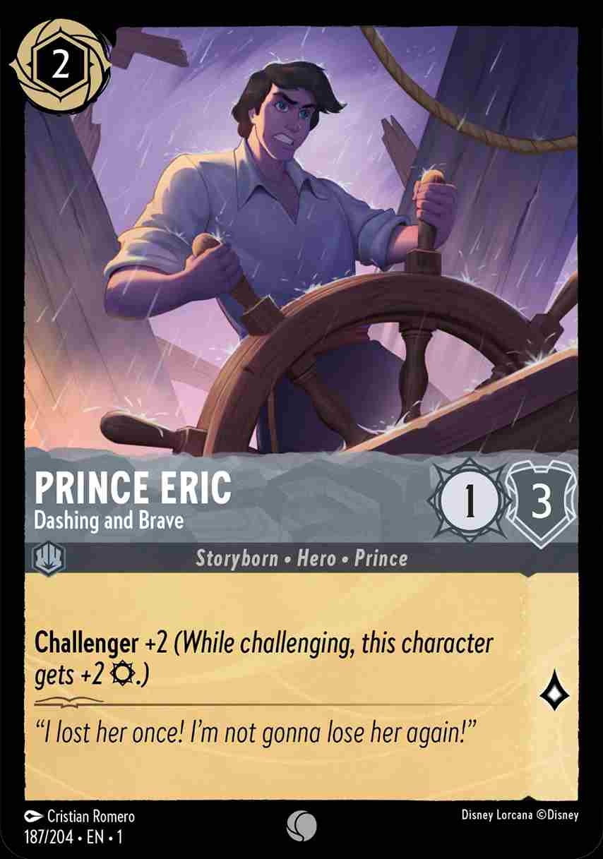 Prince Eric - Dashing and Brave [1ST-187/204-C]