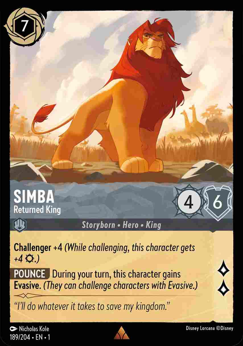 Simba - Returned King [1ST-189/204-R]