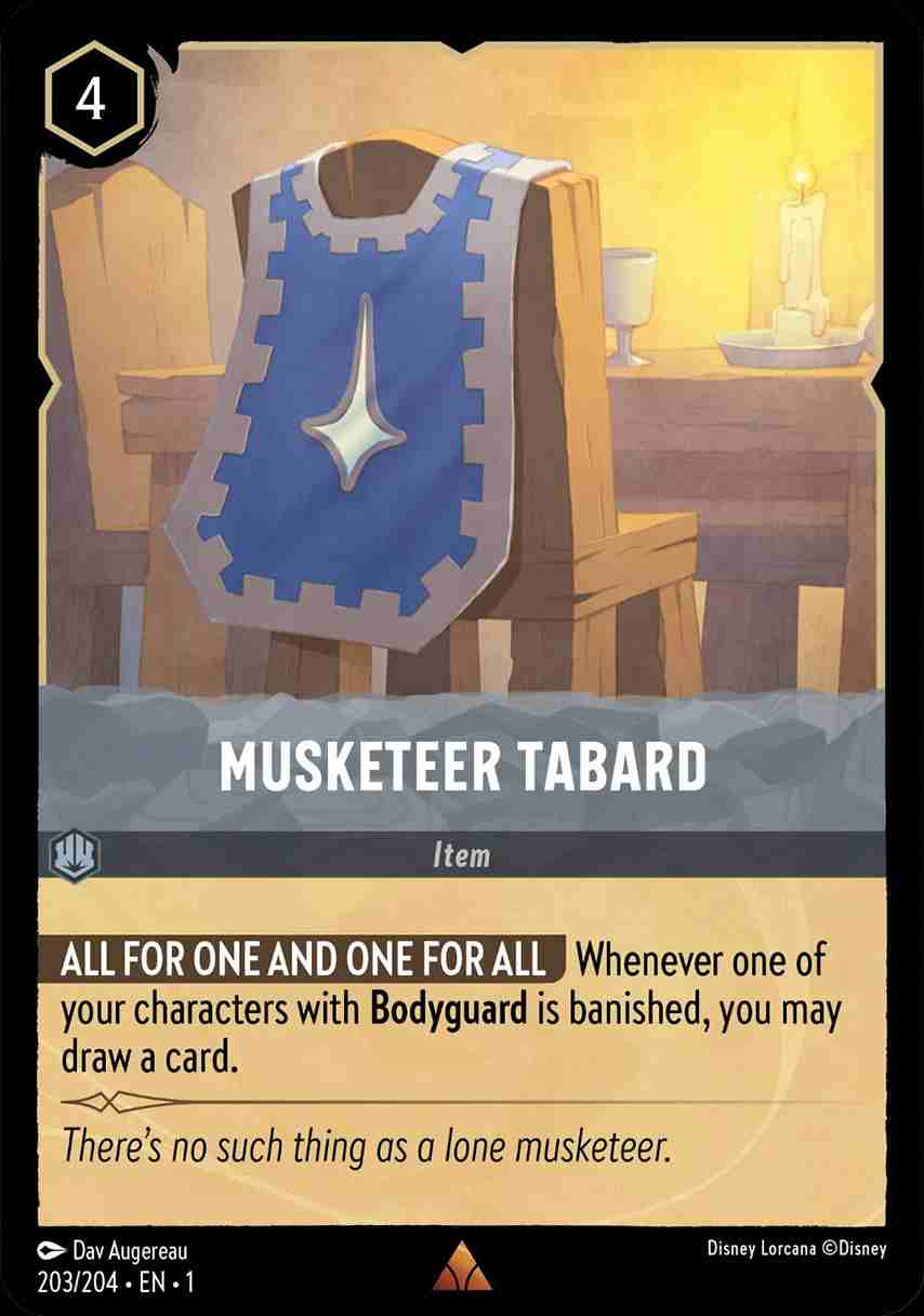 Musketeer Tabard [1ST-203/204-R]