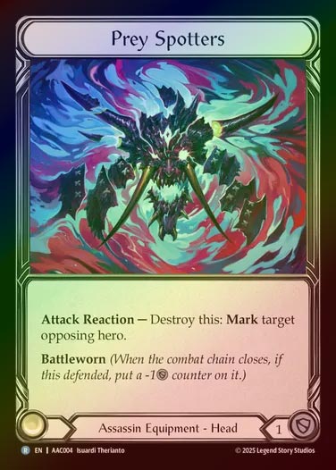 【RF】【EN】[Assassin] 捕捉する鋭眼/Prey Spotters [AAC004-R]