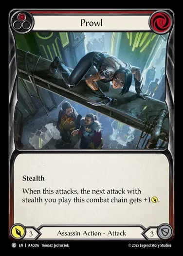 【EN】[Assassin] 徘徊/Prowl (red)  [AAC016-C]